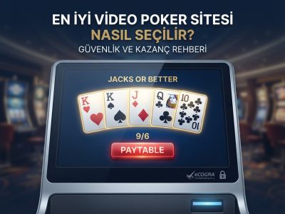 Video Poker Casino Sitesi Seçerken Nelere Dikkat Edilmeli?