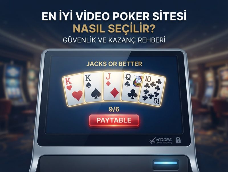Video Poker Casino Sitesi Seçerken Nelere Dikkat Edilmeli?